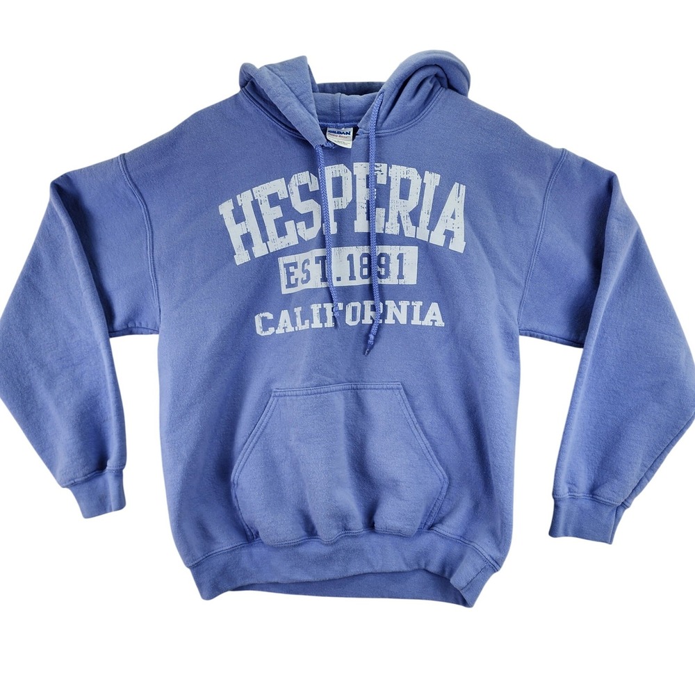 Hesperia California EST 1891 Hoodie Pullover Gildan Sweatshirt‎ Womens Medium